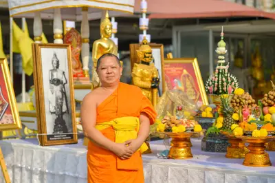 ประมวลภาพพิธีบวงสรวงองค์หลวงพ่อบ้านแหลม ปี ๒๕๖๔