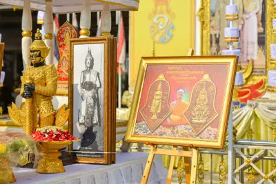 ประมวลภาพพิธีบวงสรวงองค์หลวงพ่อบ้านแหลม ปี ๒๕๖๔