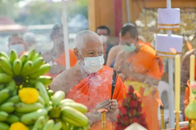 ประมวลภาพพิธีบวงสรวงองค์หลวงพ่อบ้านแหลม ปี ๒๕๖๔