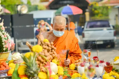 ประมวลภาพพิธีบวงสรวงองค์หลวงพ่อบ้านแหลม ปี ๒๕๖๔