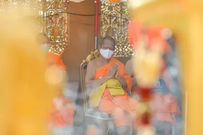 ประมวลภาพพิธีบวงสรวงองค์หลวงพ่อบ้านแหลม ปี ๒๕๖๔