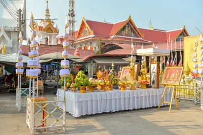 ประมวลภาพพิธีบวงสรวงองค์หลวงพ่อบ้านแหลม ปี ๒๕๖๔