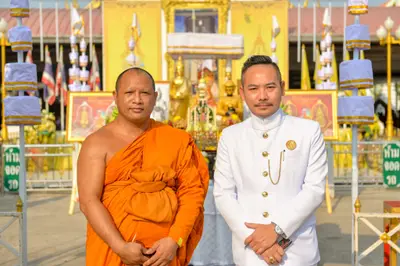 ประมวลภาพพิธีบวงสรวงองค์หลวงพ่อบ้านแหลม ปี ๒๕๖๔