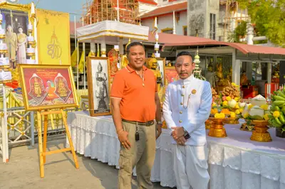 ประมวลภาพพิธีบวงสรวงองค์หลวงพ่อบ้านแหลม ปี ๒๕๖๔