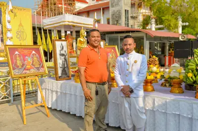ประมวลภาพพิธีบวงสรวงองค์หลวงพ่อบ้านแหลม ปี ๒๕๖๔