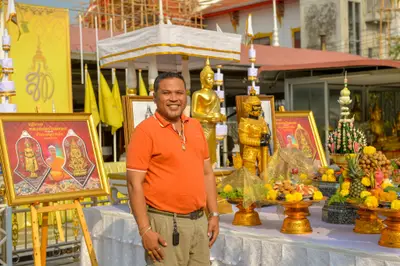 ประมวลภาพพิธีบวงสรวงองค์หลวงพ่อบ้านแหลม ปี ๒๕๖๔
