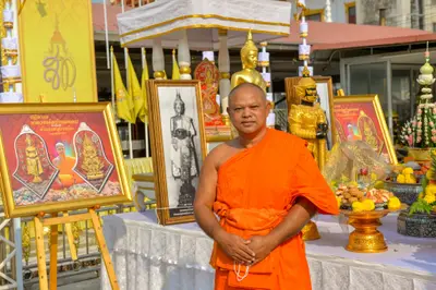 ประมวลภาพพิธีบวงสรวงองค์หลวงพ่อบ้านแหลม ปี ๒๕๖๔