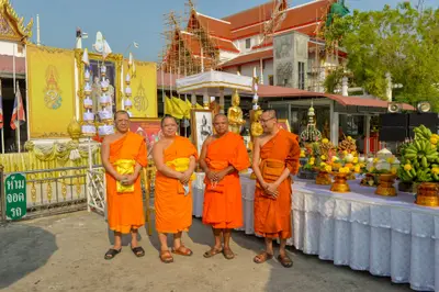 ประมวลภาพพิธีบวงสรวงองค์หลวงพ่อบ้านแหลม ปี ๒๕๖๔