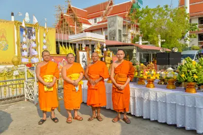 ประมวลภาพพิธีบวงสรวงองค์หลวงพ่อบ้านแหลม ปี ๒๕๖๔
