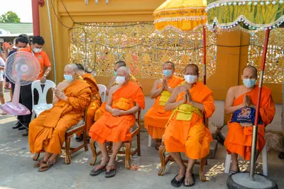 ประมวลภาพพิธีบวงสรวงองค์หลวงพ่อบ้านแหลม ปี ๒๕๖๔