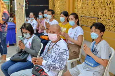 ประมวลภาพพิธีบวงสรวงองค์หลวงพ่อบ้านแหลม ปี ๒๕๖๔