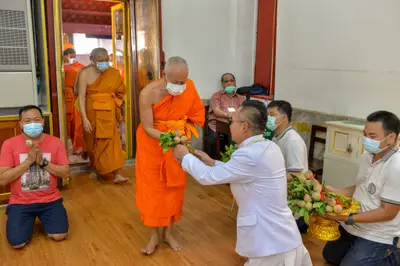 ประมวลภาพพิธีบวงสรวงองค์หลวงพ่อบ้านแหลม ปี ๒๕๖๔