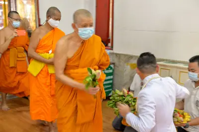 ประมวลภาพพิธีบวงสรวงองค์หลวงพ่อบ้านแหลม ปี ๒๕๖๔