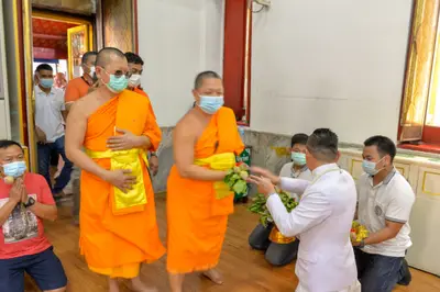 ประมวลภาพพิธีบวงสรวงองค์หลวงพ่อบ้านแหลม ปี ๒๕๖๔