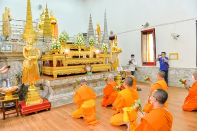ประมวลภาพพิธีบวงสรวงองค์หลวงพ่อบ้านแหลม ปี ๒๕๖๔