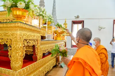ประมวลภาพพิธีบวงสรวงองค์หลวงพ่อบ้านแหลม ปี ๒๕๖๔