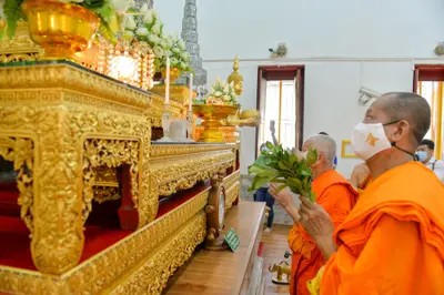 ประมวลภาพพิธีบวงสรวงองค์หลวงพ่อบ้านแหลม ปี ๒๕๖๔