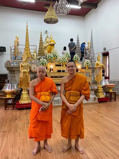 ประมวลภาพพิธีบวงสรวงองค์หลวงพ่อบ้านแหลม ปี ๒๕๖๔