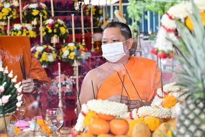 ประมวลภาพพิธีพุทธาภิเษกเหรียญจำปี วาระที่ ๒ วัดจุฬามณี ปี ๒๕๖๔