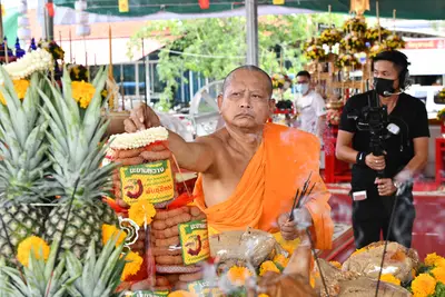 ประมวลภาพพิธีพุทธาภิเษกเหรียญจำปี วาระที่ ๒ วัดจุฬามณี ปี ๒๕๖๔