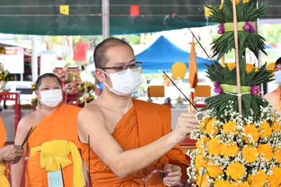 ประมวลภาพพิธีพุทธาภิเษกเหรียญจำปี วาระที่ ๒ วัดจุฬามณี ปี ๒๕๖๔