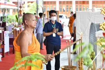 ประมวลภาพพิธีพุทธาภิเษกเหรียญจำปี วาระที่ ๒ วัดจุฬามณี ปี ๒๕๖๔