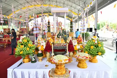 ประมวลภาพพิธีพุทธาภิเษกเหรียญจำปี วาระที่ ๒ วัดจุฬามณี ปี ๒๕๖๔