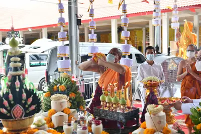 ประมวลภาพพิธีพุทธาภิเษกเหรียญจำปี วาระที่ ๒ วัดจุฬามณี ปี ๒๕๖๔