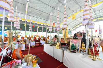ประมวลภาพพิธีพุทธาภิเษกเหรียญจำปี วาระที่ ๒ วัดจุฬามณี ปี ๒๕๖๔
