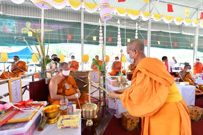 ประมวลภาพพิธีพุทธาภิเษกเหรียญจำปี วาระที่ ๒ วัดจุฬามณี ปี ๒๕๖๔
