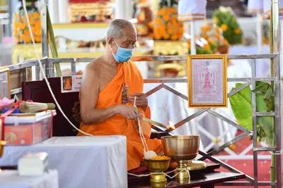 ประมวลภาพพิธีพุทธาภิเษกเหรียญจำปี วาระที่ ๒ วัดจุฬามณี ปี ๒๕๖๔
