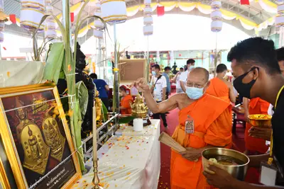 ประมวลภาพพิธีพุทธาภิเษกเหรียญจำปี วาระที่ ๒ วัดจุฬามณี ปี ๒๕๖๔