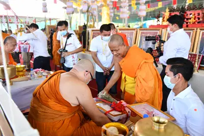 ประมวลภาพพิธีพุทธาภิเษกเหรียญจำปี วาระที่ ๒ วัดจุฬามณี ปี ๒๕๖๔