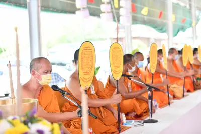 ประมวลภาพพิธีพุทธาภิเษกเหรียญจำปี วาระที่ ๒ วัดจุฬามณี ปี ๒๕๖๔