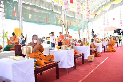 ประมวลภาพพิธีพุทธาภิเษกเหรียญจำปี วาระที่ ๒ วัดจุฬามณี ปี ๒๕๖๔