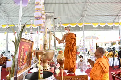 ประมวลภาพพิธีพุทธาภิเษกเหรียญจำปี วาระที่ ๒ วัดจุฬามณี ปี ๒๕๖๔