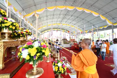 ประมวลภาพพิธีพุทธาภิเษกเหรียญจำปี วาระที่ ๒ วัดจุฬามณี ปี ๒๕๖๔