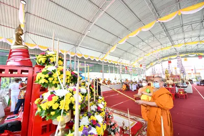 ประมวลภาพพิธีพุทธาภิเษกเหรียญจำปี วาระที่ ๒ วัดจุฬามณี ปี ๒๕๖๔