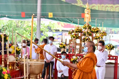 ประมวลภาพพิธีพุทธาภิเษกเหรียญจำปี วาระที่ ๒ วัดจุฬามณี ปี ๒๕๖๔