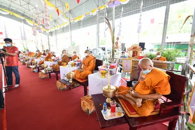 ประมวลภาพพิธีพุทธาภิเษกเหรียญจำปี วาระที่ ๒ วัดจุฬามณี ปี ๒๕๖๔