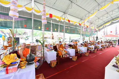 ประมวลภาพพิธีพุทธาภิเษกเหรียญจำปี วาระที่ ๒ วัดจุฬามณี ปี ๒๕๖๔
