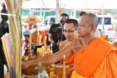 ประมวลภาพพิธีพุทธาภิเษกเหรียญจำปี วาระที่ ๒ วัดจุฬามณี ปี ๒๕๖๔