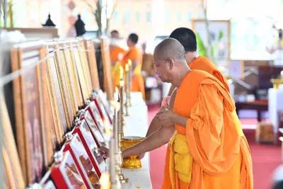ประมวลภาพพิธีพุทธาภิเษกเหรียญจำปี วาระที่ ๒ วัดจุฬามณี ปี ๒๕๖๔