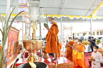 ประมวลภาพพิธีพุทธาภิเษกเหรียญจำปี วาระที่ ๒ วัดจุฬามณี ปี ๒๕๖๔