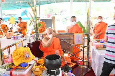 ประมวลภาพพิธีพุทธาภิเษกเหรียญจำปี วาระที่ ๒ วัดจุฬามณี ปี ๒๕๖๔