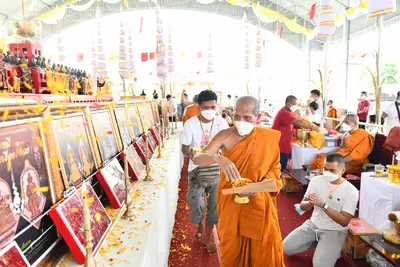 ประมวลภาพพิธีพุทธาภิเษกเหรียญจำปี วาระที่ ๒ วัดจุฬามณี ปี ๒๕๖๔