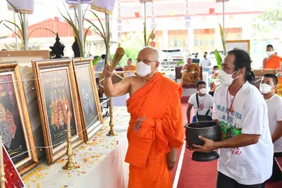 ประมวลภาพพิธีพุทธาภิเษกเหรียญจำปี วาระที่ ๒ วัดจุฬามณี ปี ๒๕๖๔