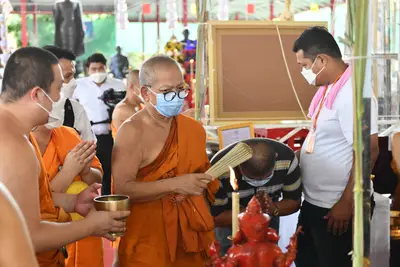 ประมวลภาพพิธีพุทธาภิเษกเหรียญจำปี วาระที่ ๒ วัดจุฬามณี ปี ๒๕๖๔