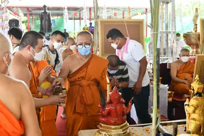 ประมวลภาพพิธีพุทธาภิเษกเหรียญจำปี วาระที่ ๒ วัดจุฬามณี ปี ๒๕๖๔
