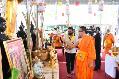 ประมวลภาพพิธีพุทธาภิเษกเหรียญจำปี วาระที่ ๒ วัดจุฬามณี ปี ๒๕๖๔